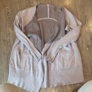 lululemon Women's Reversible Purple Open Front Cardigan
